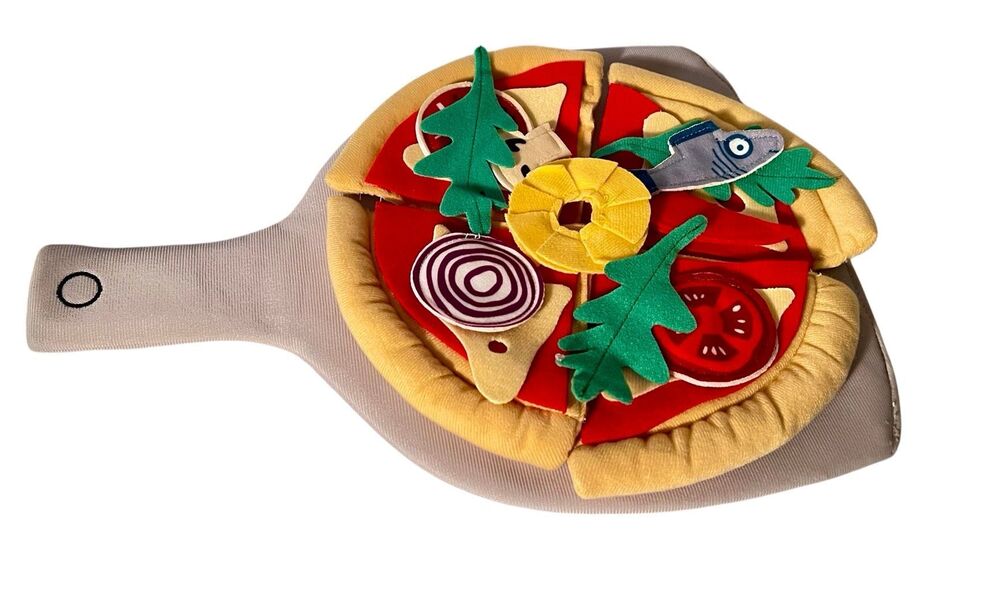 IKEA 24-Piece Pizza Set Felt DUKTIG